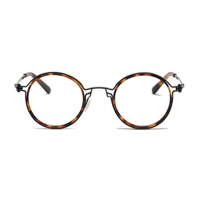 GSKDZG Retro Reading Glasses Round Frame Readers Progressive Multifocus Presbyopic Glasses For Men Women Computer Glasses(Tortoiseshell,+1.0)