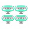 2024 New Women's Short Handle Razor with Five Blades, Can Remove Excess Body Hair From Arms, Legs, Underarms, Private Areas, Etc. Reusable, With Replaceable Razor Heads (J) view 1