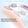 2024 New Women's Short Handle Razor with Five Blades, Can Remove Excess Body Hair From Arms, Legs, Underarms, Private Areas, Etc. Reusable, With Replaceable Razor Heads (B) view 4