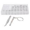 50 Glasses Screws Glasses Repair, Micro Screws Nuts Washers, Glasses Repair Kit Glasses Repair Tool view 1