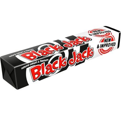 Baratt Black Jack Stick Packs 36g - Aniseed Flavoured Chews (20 Packs)