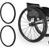Non-Slip Wheelchair Push Rim Grips - 1 Pair Silicone Hand Push Covers for Rear Wheel Grips, Wheelchair Accessories view 1