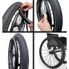 Non-Slip Wheelchair Push Rim Grips - 1 Pair Silicone Hand Push Covers for Rear Wheel Grips, Wheelchair Accessories view 2