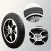 1 Pair of 10inch Wheelchair Front Wheels, Power Wheelchair Accessory, Inflatable Wheelchair Wheels, 1/2" Bearings, Replacement Wheels for Wheelchairs and Walkers view 4