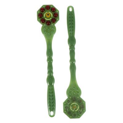 COLLBATH Back Hammer Body Massage Pat 2Pcs Portable Lightweight Wear Resistant Bead Massage Tools for Back Neck Shoulder Relaxation