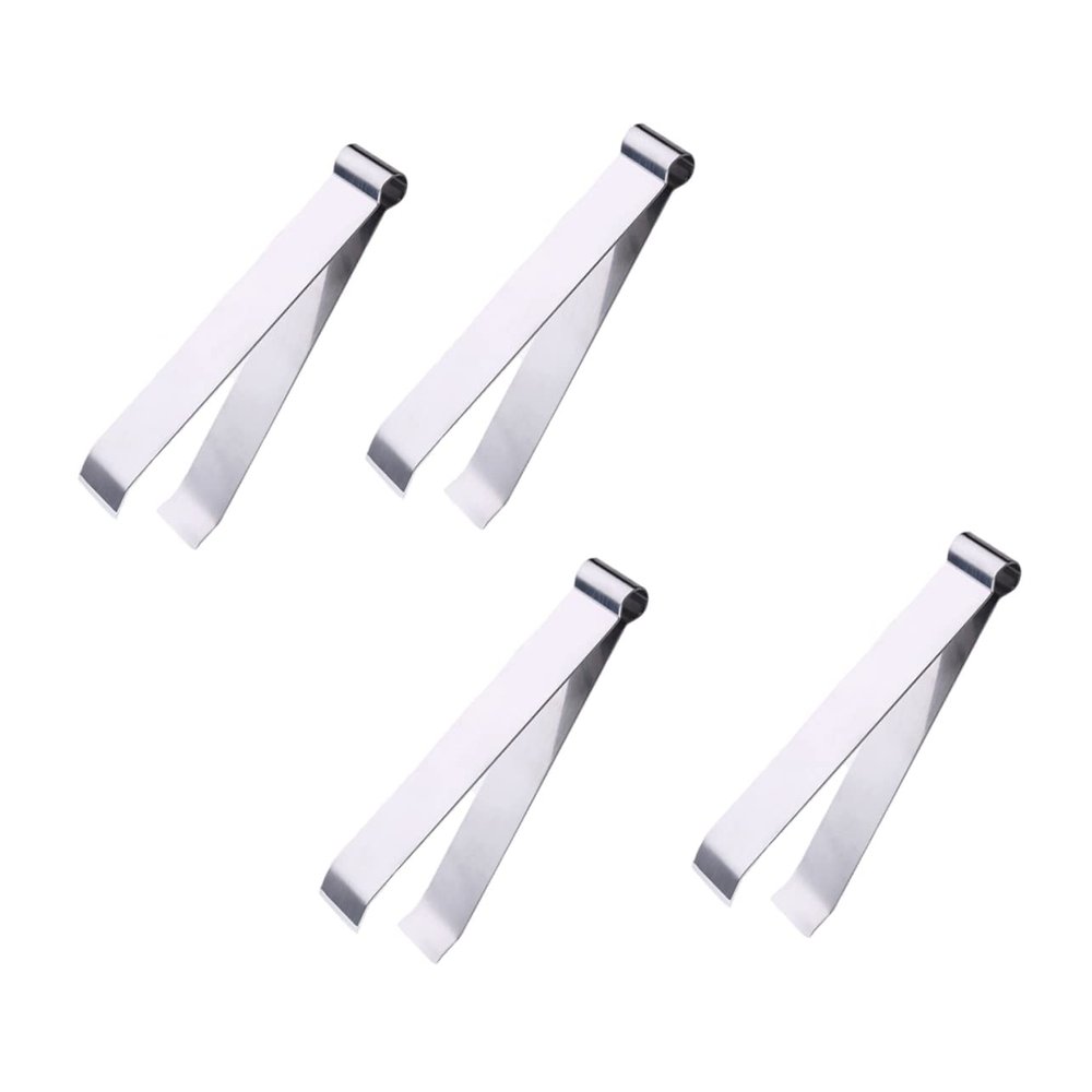 Beatifufu Chicken Hair Remover Fish Bone Tweezers 4Pcs Stainless Steel Compact Design for Kitchen Cooking Easy to Store