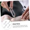 Beatifufu Chicken Hair Remover Fish Bone Tweezers 4Pcs Stainless Steel Compact Design for Kitchen Cooking Easy to Store view 3