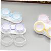KOMBIUDA 15pcs Leak-Proof Vision Care Lens Case Dual Compartment Storage Box Colorful Lens Organizer Containers Suitable for Travel and Daily Use view 2