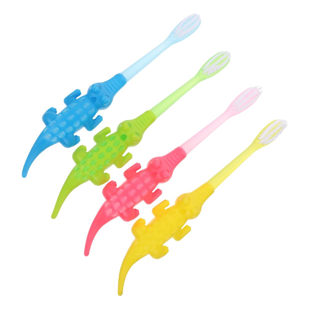COLLBATH 8pcs Boy Girl's Toothbrush Years Soft Gentle Cartoon Animal Oral Care Tool Material
