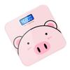 Anneome Cartoon Electronic Body Weight Scale USB Rechargeable Digital Multi-function Body Weight Scale for Home Use Precise Measurement Cute Pink Pig Design view 1