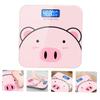 Anneome Cartoon Electronic Body Weight Scale USB Rechargeable Digital Multi-function Body Weight Scale for Home Use Precise Measurement Cute Pink Pig Design view 4