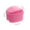 Healvian 3pcs Storage Box False Tooth Holder Case for Retainer Cleaning Orthodontic Box Random Color view 2