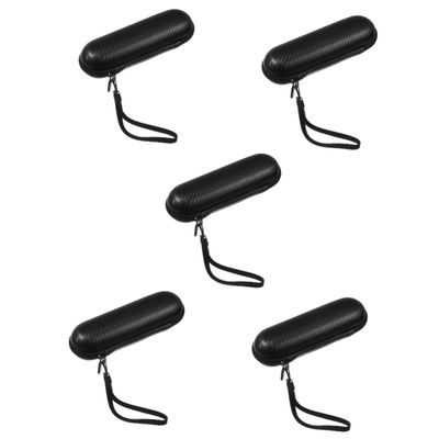 Healvian 5pcs Reusable Toothbrush Holder Travel Toothbrush Storage Pouch Portable Case for Travel Electric Bags and Toothpaste Case