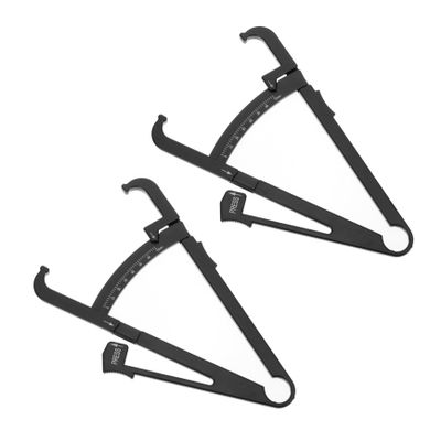COLLBATH 2pcs Measuring Caliper Skinfold Calipers for Fat Measure Accurate Device