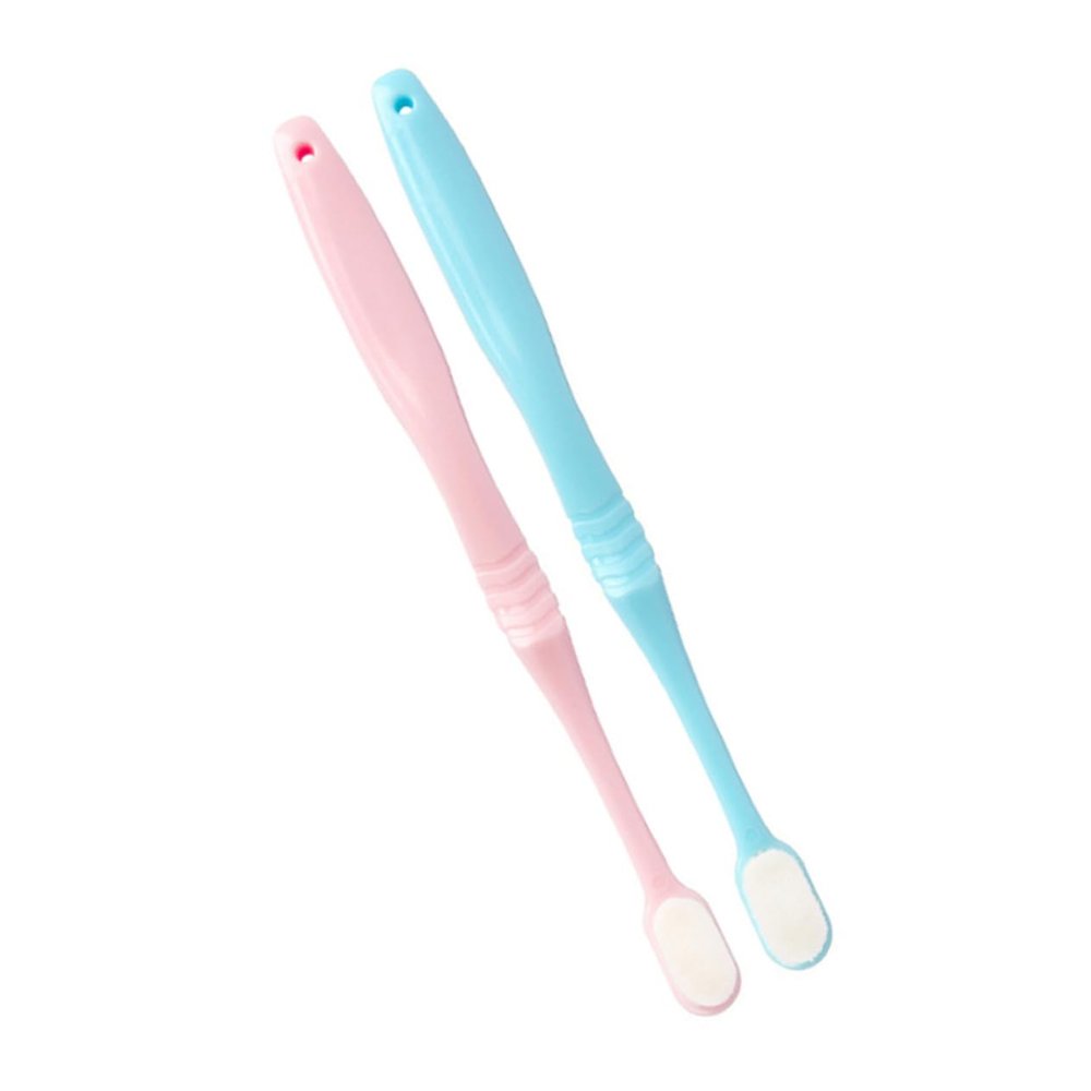COLLBATH 2pcs Firm Toothbrush for Adults of Ultra Care Toothbrush Long Handle Dental Brushes for Travel