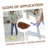 Healvian Broom Replacement Cloth Dry Wet Mop Cloth Coral Fleece Cleaning Tool Easy to Install and Remove for Household Cleaning 35 X 3Cm Multifunctional Floor Dust Mop view 2
