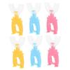 PLAFOPE 6pcs Kids U-Shaped Toothbrush Set Soft Silicone Brush Heads 360-degree Manual Oral Cleaning Tool for Boys and Girls view 1