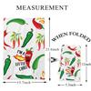 BDPWSS Hot Spicy Gift Hot Sauce Lover Gift I'm A Little Chili Kitchen Towel Chili Pepper Themed Gift Chili Enthusiasts Gift (Little Chili TW) view 2