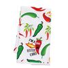 BDPWSS Hot Spicy Gift Hot Sauce Lover Gift I'm A Little Chili Kitchen Towel Chili Pepper Themed Gift Chili Enthusiasts Gift (Little Chili TW) view 4