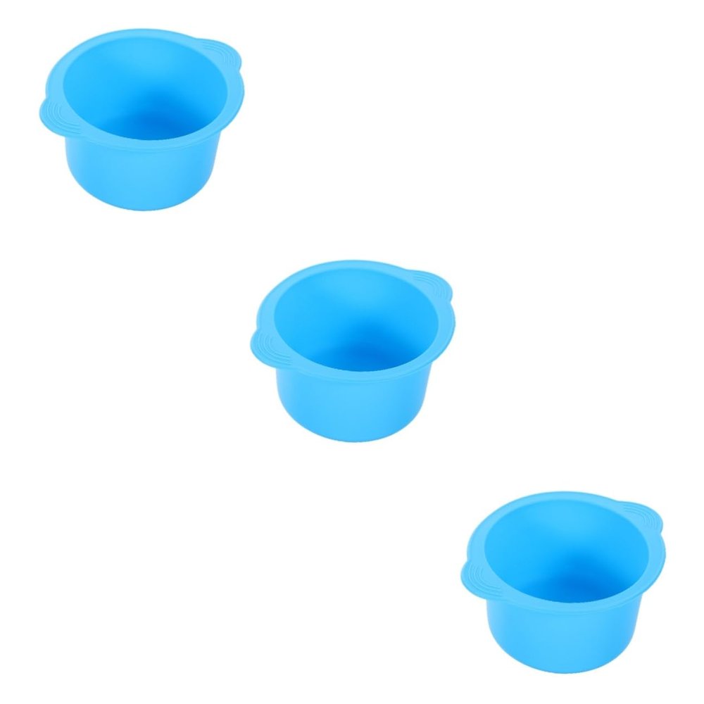 Didiseaon 3pcs Silicone Waxing Bowl for Hair Removal Replacement Silicone Bowl for Wax Warmer for Wax Melts