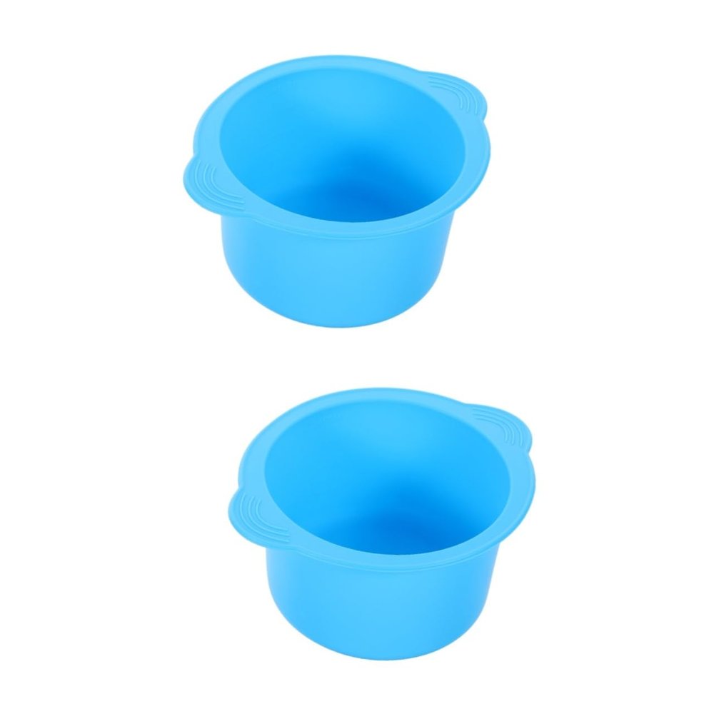 FOMIYES 2pcs Silicone Waxing Bowl for Hair Removal Wax Warmer Replacement Silicone Liner Bowl for Wax Warmer Use in Hair Removal Kits