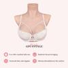 Minaky Silicone Breast Forms Realistic Breastplate Prosthesis Mastectomy C~G Cup Artificial Fake Breast for Crossdresser Transgender Cosplay - 9TH Generation,B Cup Cotton,Asian Yellow view 3