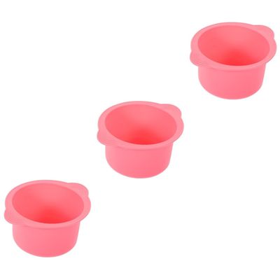 Beavorty 3pcs Silicone Waxing Bowl Replacement for Hair Removal Wax Warmer for Wax Melting and Hair Removal Procedures