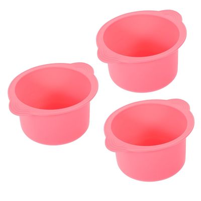 FRCOLOR 3pcs Silicone Wax Warmer Bowl for Hair Removal Silicone Liner for Wax Heater for Waxing Machine and Body Sessions