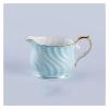 XAoSCd Classic Ceramic Creamer with Handle Small Coffee Milk Pitcher 250ml Suitable for All Kinds of Scenes Family Hotel Cafe and Other Sauce Jug (Blu) (Blu) view 1