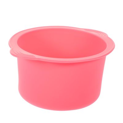 Didiseaon Silicone Wax Warmer Liner Bowl for Hair Removal 400ml Pink High-temperature Resistant Easy Release Suitable for Beauty Treatments Compatible Wax Warmers