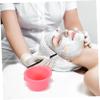 Didiseaon Silicone Wax Warmer Liner Bowl for Hair Removal 400ml Pink High-temperature Resistant Easy Release Suitable for Beauty Treatments Compatible Wax Warmers view 4