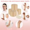 Abeillo 4 Rolls Pre Wrap Tape Foam Underwrap Tape, Non-Adhesive Protective Foam Wrap Soft Sports Tapes for Hair Ankles Wrists Hands and Knees, 2.4 Inches x 22 Yards(Beige) view 4