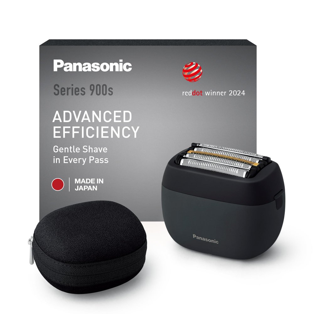 Panasonic ES-PV3B-K811 Series 900s Foil Shaver, Wet & Dry 5-Blade Electric Shaver for Men, Responsive Beard Sensor, USB-C, Carry Case, Matte Black