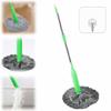 2 In 1 Dehydrated Mop,Self-Wringing Twist Mops For Floor Cleaning,Floor Spin Mop System With Wringer Set,Wet And Dry,360 Degree Spin Round Wall Cleaning Mop For Bathroom Floor Wall Bed view 1