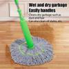 2 In 1 Dehydrated Mop,Self-Wringing Twist Mops For Floor Cleaning,Floor Spin Mop System With Wringer Set,Wet And Dry,360 Degree Spin Round Wall Cleaning Mop For Bathroom Floor Wall Bed view 2