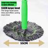 2 In 1 Dehydrated Mop,Self-Wringing Twist Mops For Floor Cleaning,Floor Spin Mop System With Wringer Set,Wet And Dry,360 Degree Spin Round Wall Cleaning Mop For Bathroom Floor Wall Bed view 4