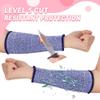 ClAZTyict 3Pairs Arm Protectors for Thin Skin and Bruising Cut Forearm Sleeve Level 5 Arm Burn Protection Sleeve view 2