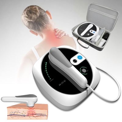 3 Gears Ultrasonic Physiotherapy Machine (Touch Buttons), 1Mhz Hand-Held Ultrasound Therapy Massager Machine (30Mintimer), for Pain Relief Muscle Healing