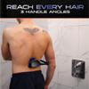 BakBlade 3.0 Stealth - Back Shaver for Men, Extra Long 23" Ergonomic Handle for a Close, Pain-Free Shave | The Ultimate Back Hair Remover for Men, +3 Extra Back Blade Refills view 4