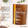 Lions Mane Supplement 5000mg with Vitamin B5 & Black Pepper | Focus Complex & Mental Performance Supplement | Lion's Mane Mushroom 12:1 Extract | 180 Vegan Tablets (Not Capsules) | by Horbaach view 2