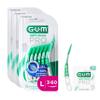 GUM Soft-Picks PRO interdental Cleaners | Curved Shape for Easy Access to Hard-to-Reach Areas | Gentle Action for Sensitive Gums | [L - 3x60] (+1 Bonus Sample) view 1