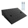 1 Pack Motorcycle Ramp Rubber Curb Threshold Ramp 3.5"/4"/5"/5.5" Car Vehicle Driveway Ramp for Low Cars Vehicle Motorcycle Wheelchairs Bikes(Rise 10cm) view 1
