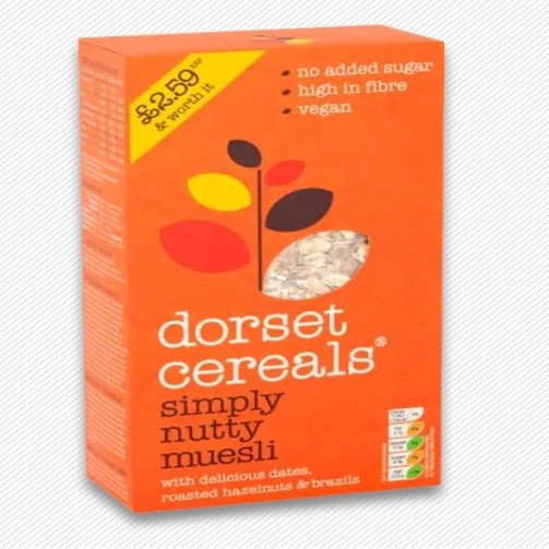 5 x Cereals Simply Nutty Muesli With Vanilla Pears 410g With a Lighter Crunch Healthy Breakfast Cereal | Vegan | High Fibre | Delicious Tasty And Twisty