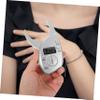 Anneome Caliper Clip Fat Measuring Tool LCD Display Accurate Analyzer for Fitness and Health Monitoring Silver Design for Easy Use view 2