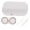 BCOATH Cute Contacts Lens Case Storage Box Compact Lens Holder Case Removal Tool for Travel Daily Use view 1