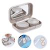 BCOATH Cute Contacts Lens Case Storage Box Compact Lens Holder Case Removal Tool for Travel Daily Use view 4