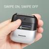 Panasonic ES-CM3BKS511 Series 700 3-Blade Compact Shaver, Wet & Dry Electric Shaver for Men, Beard Sensor, IPX7 Waterproof, USB-C Charging, AC USB Power Adaptor, Black view 3