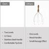 2 Pack Scalp Massager, Head Massager Scratcher Tingler with 12 Fingers, Hair Scalp Scratcher for Deep Relaxation and Stress Relief (Golden & Silver) view 2