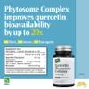 Quercetin Phytosome (Quercefit) Complex with Bromelain - 60 Vegan Caps, Liposomal, Highly Absorbable and Effective for Allergy & Immune Support, 100% Pure, NO Fillers, Non-GMO, UK Made view 2
