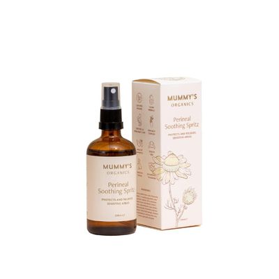 Mummys Organics Perineal Soothing Spritz - Natural & Organic Pregnancy and Postpartum Soothing Spray. Hospital Bag Maternity Essentials for Post Birth Pain & Swelling. Post partum New Mum Essentials.